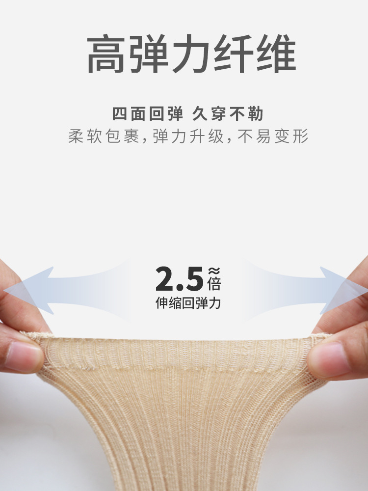 Calcetines para niños primavera Otoño e Invierno doble aguja calcetines de bebé lisos de color sólido Corea del Sur niños y niñas Niños medianos y grandes calcetines de algodón de media pantorrilla