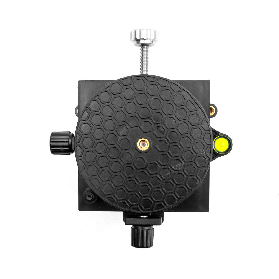 Plataforma de elevación de piso de aleación de aluminio transfronterizo 360 ° nivel de mesa giratoria soporte de nivelación automático ajuste fino