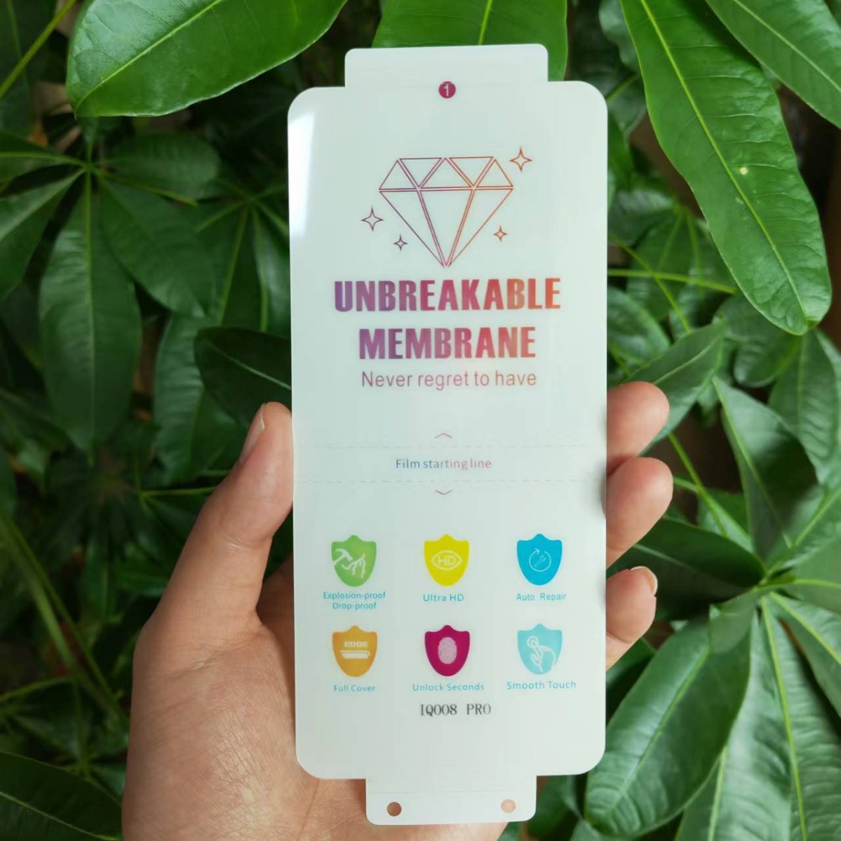 Mayorista pantalla curva sin hornear película UV foto sólida para Huawei Xiaomi OPPOVIVO Glory auto-reparación película de teléfono móvil HD