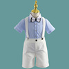 Summer clothing, cotton children's suit, summer colored shirt, children's clothing