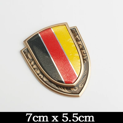 Other Car Modifications, and French Flag Metal Stickers - goldgerman-flag