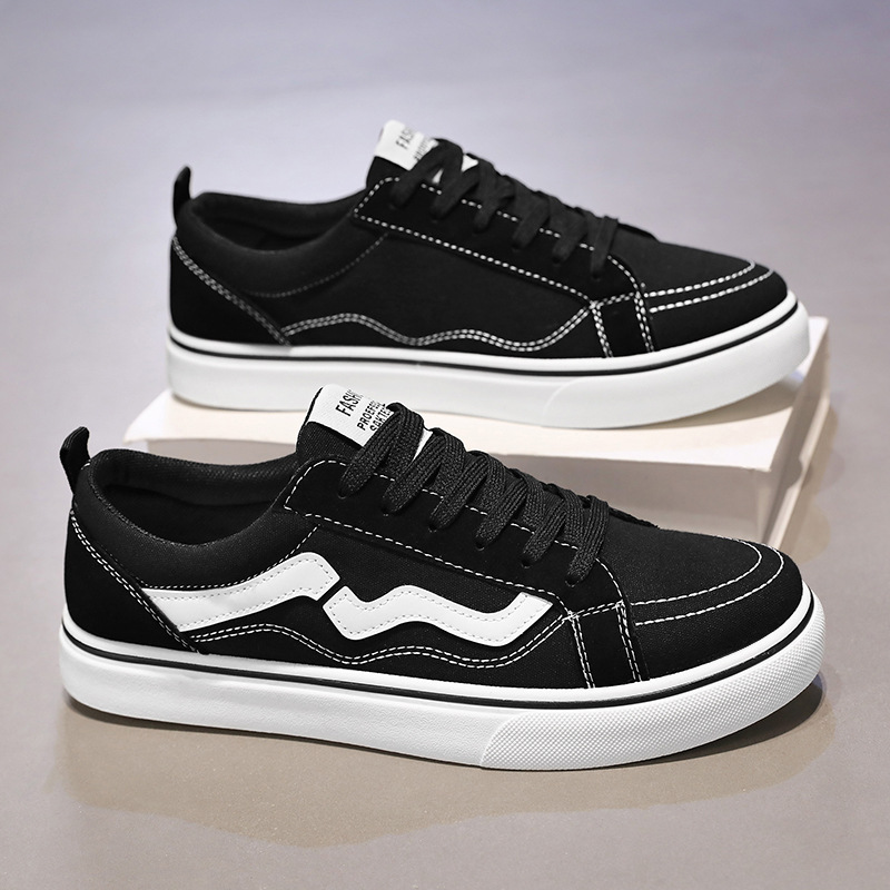 Zapatos de lona para hombres de verano 2024 nuevos zapatos casuales juveniles zapatos deportivos bajos de moda zapatos planos versátiles image 3