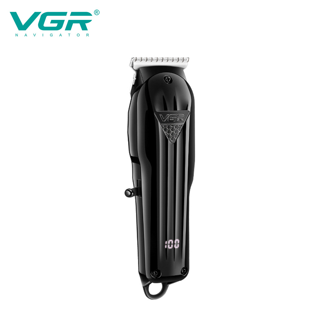 Tagliacapelli professionale elettrico con display digitale inciso, ideale per salone e uso domestico._voghion.com