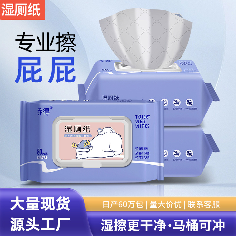 80 pieces-wet toilet paper [18 * 14cm]]