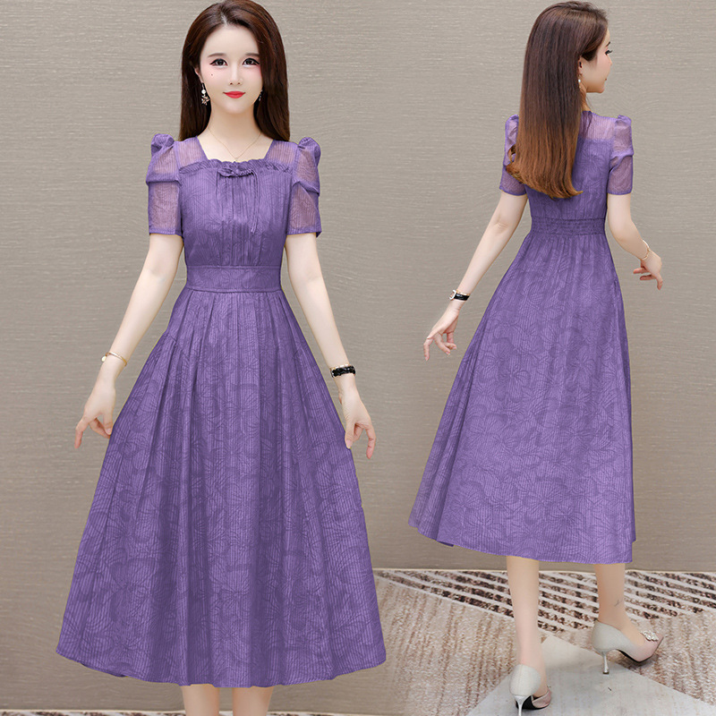C2328 1510K VÁY ĐẦM LIỀN THÂN NỮ AIMTYQI NGẮN TAY MÙA HÈ HỌA TIẾT HOA THỜI TRANG NỮ G04 SẢN PHẨM MỚI