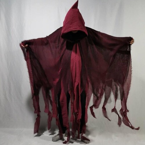 Halloween cloak cloak cos adult and children zombie costume skull cloak props horror ghost road