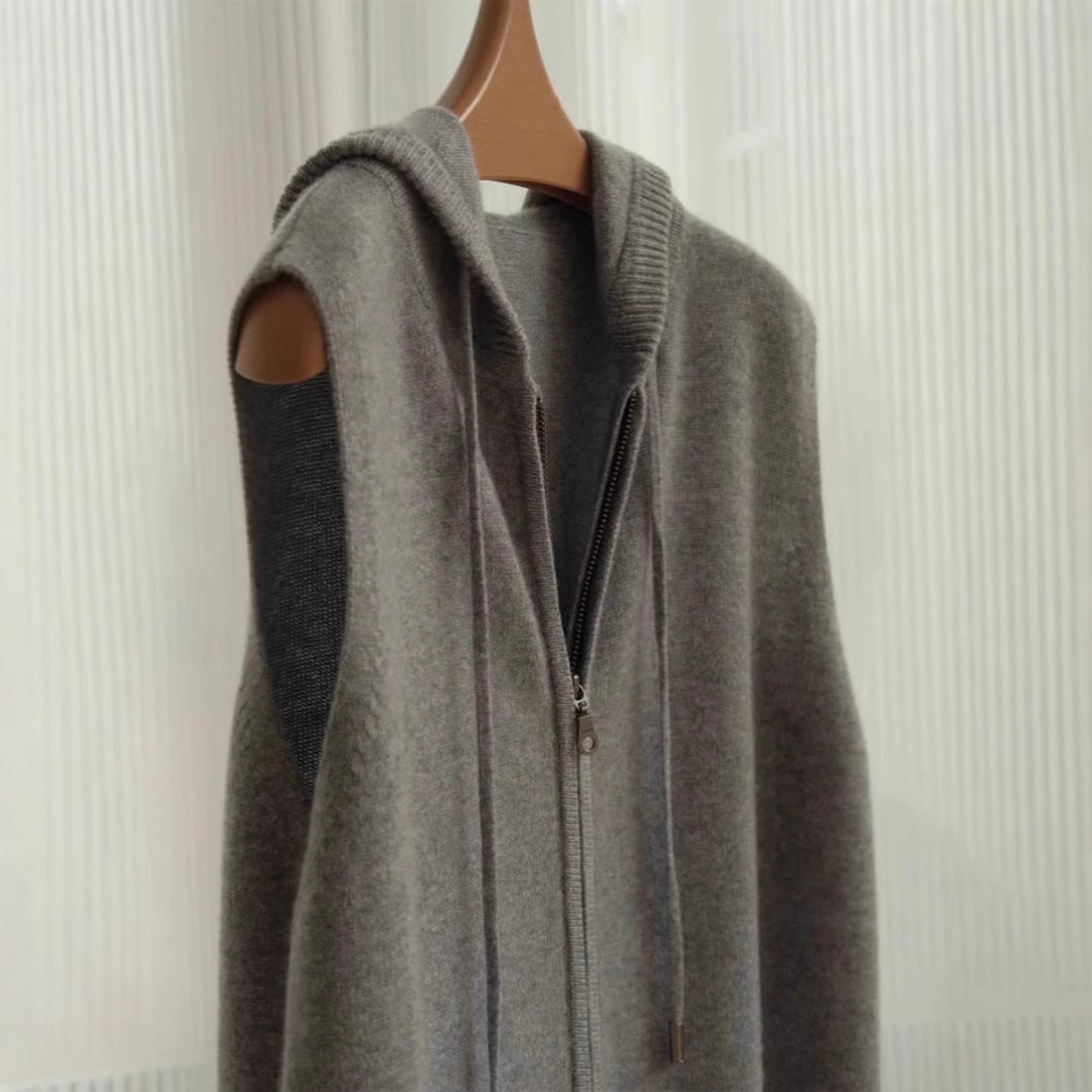 Retro design Japanese knitted vest sleevless