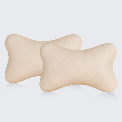 Car Pillow, Car Interior Accessories, Headrest - beige-1-pair-of-headrests
