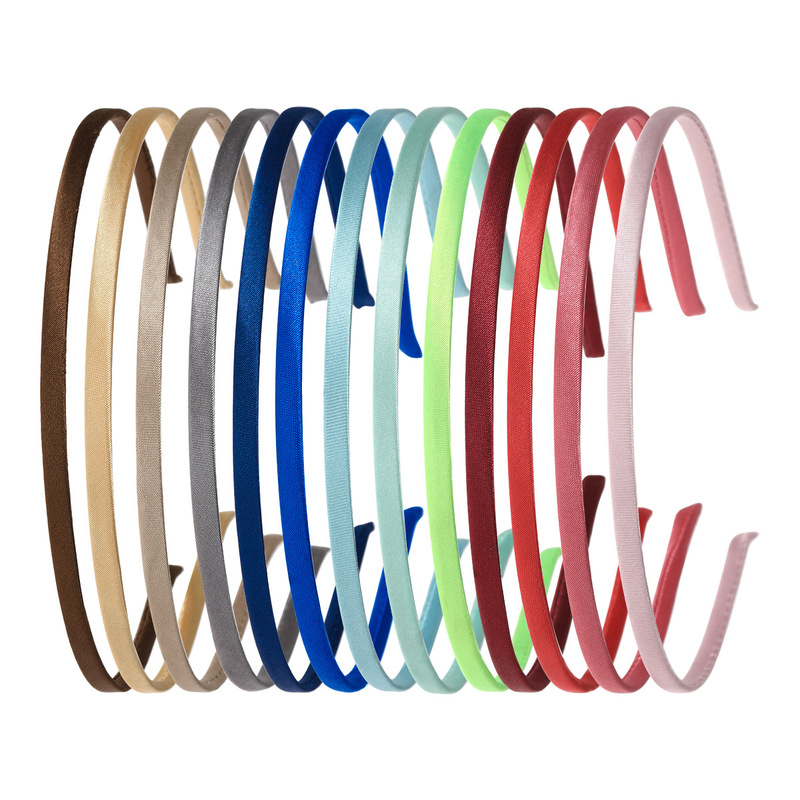 Factory direct cloth 5mm hairband cross-border hot selling metal cloth 0.5cmdiy hair accessories material