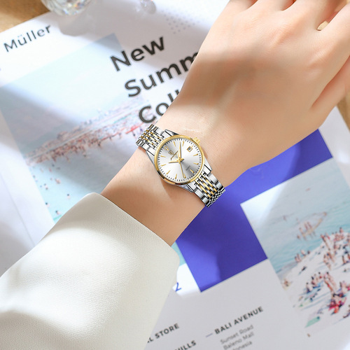 Swiss brand waterproof luminous ultra-thin women's watch casual quartz watch live foreign trade dropshipping