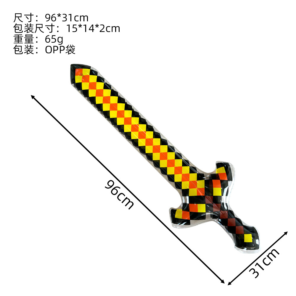 Big mosaic, yellow sword