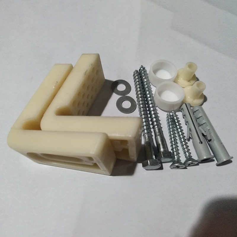 厂家供应L型马桶脚垫安装螺丝 塑料垫不锈钢沉头螺钉螺栓组合件