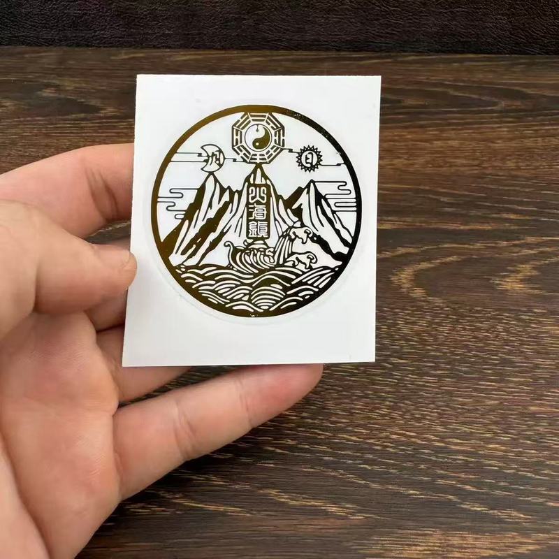 蓮と鯉の絵浄化蓮ブランド浴室ステッカードアツードアキッチン特別なドア装飾ペンダント吊り絵画トイレ|undefined