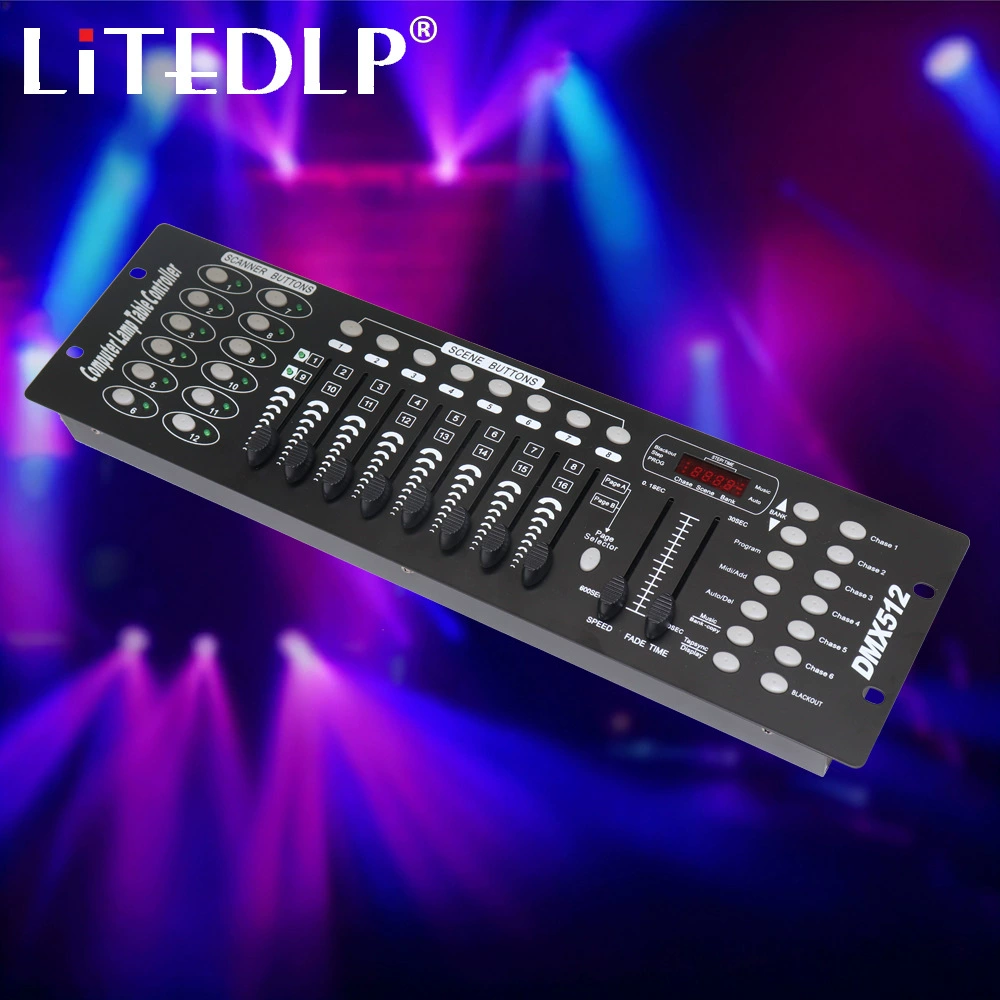 192-консоль DMX512 для прожектора с движущейся головкой свет LED par свет для консоли профессиональная сценическая баровая свадебная затемнение консоль