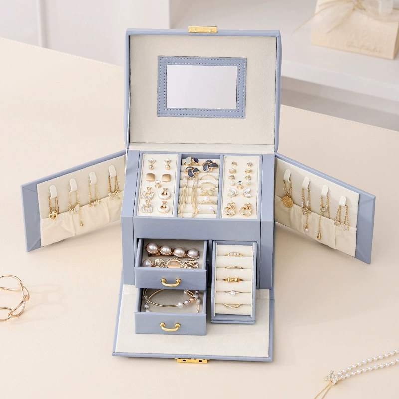 Capacious storage system, accessory, ring, earrings, necklace, storage box, (Cross-border trading)