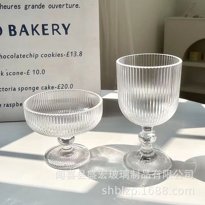 Copa de champán vidrio creativo elegante MEDIADOS DE-antiguo vidrio hogar vino champán vidrio antiguo
