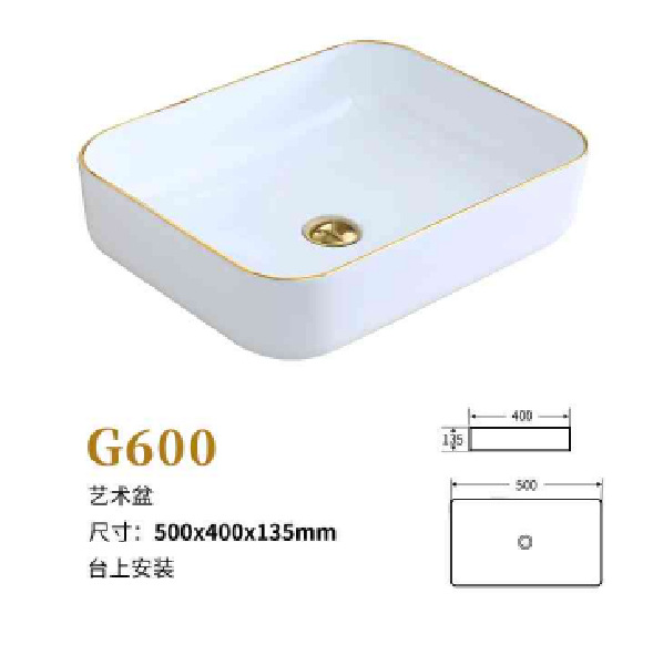 Nuevo balcón lavabo cerámica lavabo