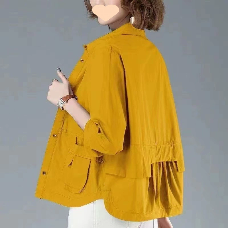 Thin jacket, shirt for leisure, loose fit