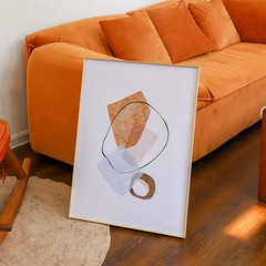 金屬畫框簡約木紋鋁合金a3相框任意尺寸裝裱海報裝飾畫框掛牆製作