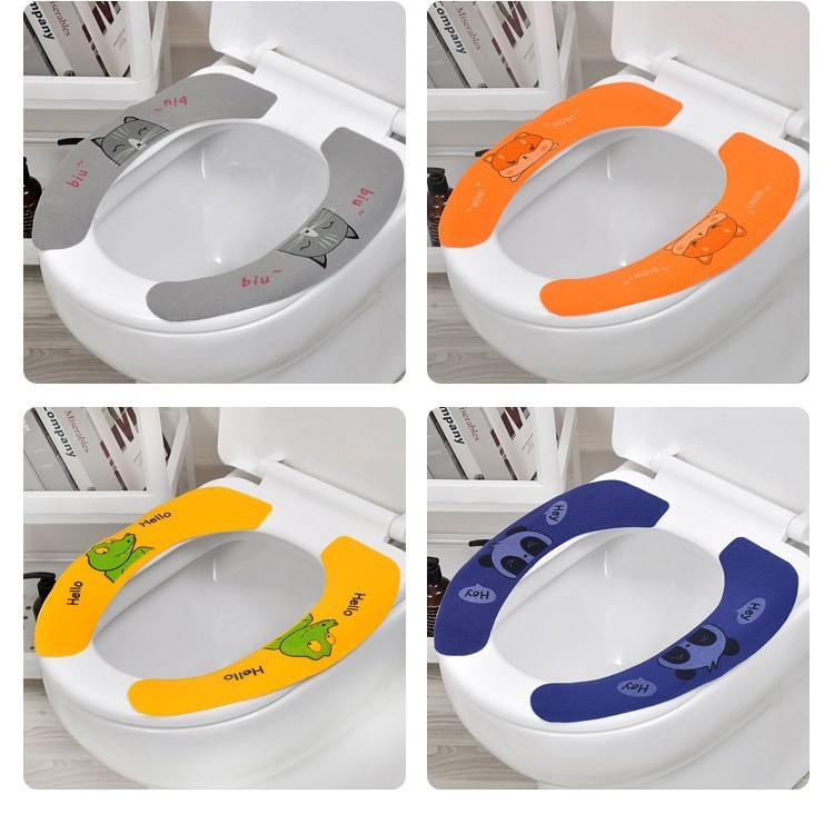 メーカー卸売便座クッション家庭用粘着トイレクッション夏静電気ステッカーかわいい漫画四季クッション|undefined