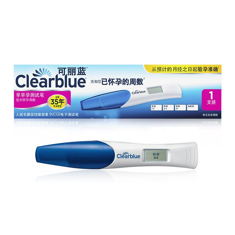 可丽青電子妊娠検査棒デジタル表示妊娠週数検査紙ペン型1本入早妊娠代発|undefined