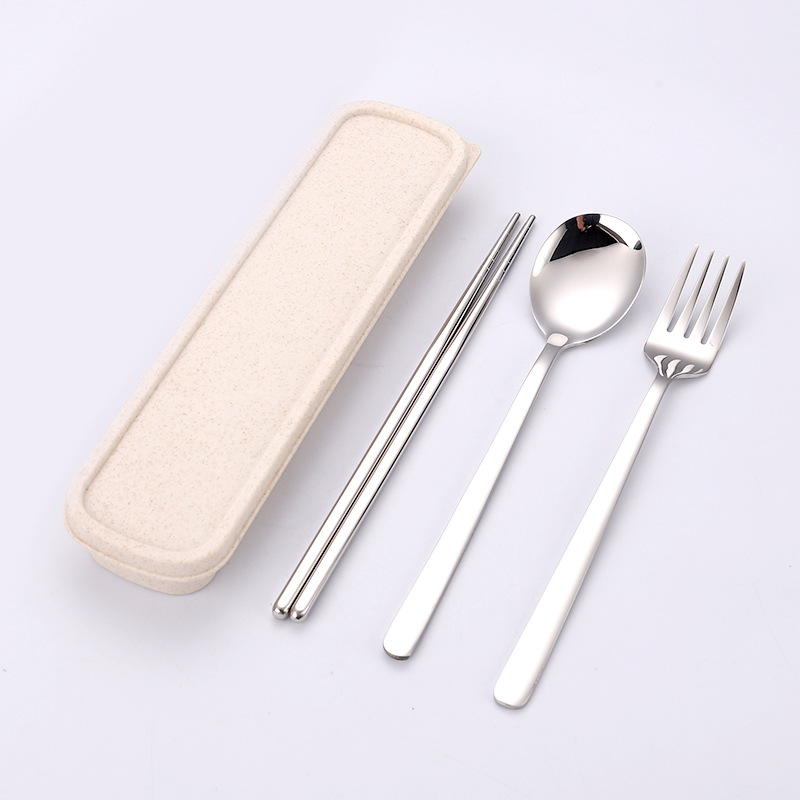 실버 스푼과 포크 젓가락 3 종 세트