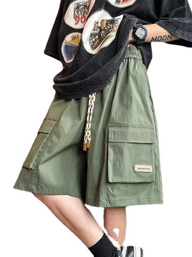 American Short Shorts Men's Summer 2024 New Design Style, Niche Casual Sports Briefs Loose Plus Size Five-Pocket Pants