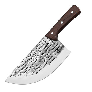 Customized Forged Pork Knife, Hotel Home Chef's Special Slicing Knife, Slaughtering Pig Knife, Household Stainless Steel Kitchen Knife