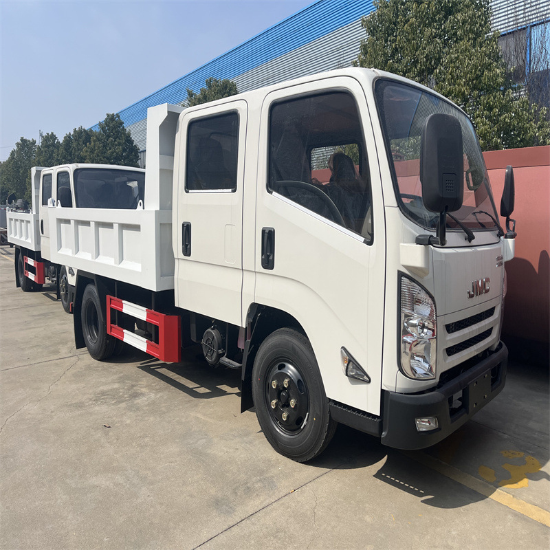 Jmc Double-Decker Dump Truck Factory Direct Sales 3-5 Ton Truck Dump Truck Engineering Vehicle Muck Truck Factory
