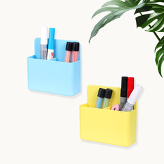 Magnetic Pen Holder Whiteboard Pen Storage Box Blackboard Wall Mount Magnetic Pen Tray Wall Sticker for Blackboard Eraser and Chalk Box
