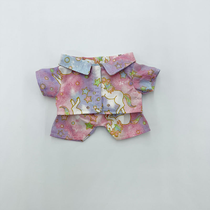 Muñeca de algodón 20cm15cm muñeca ropa muñeca camisa pijamas traje lindo en stock