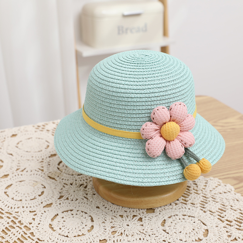 민트 그린 모자