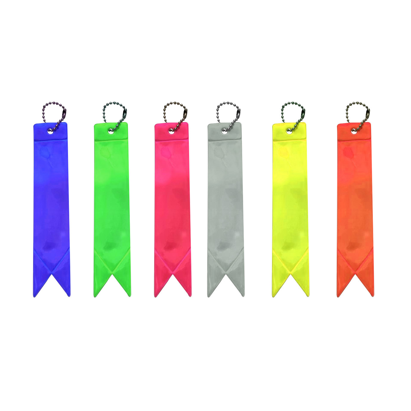 Bloqueo de llaves reflectante colorido bolso de estudiantes colgante PVC