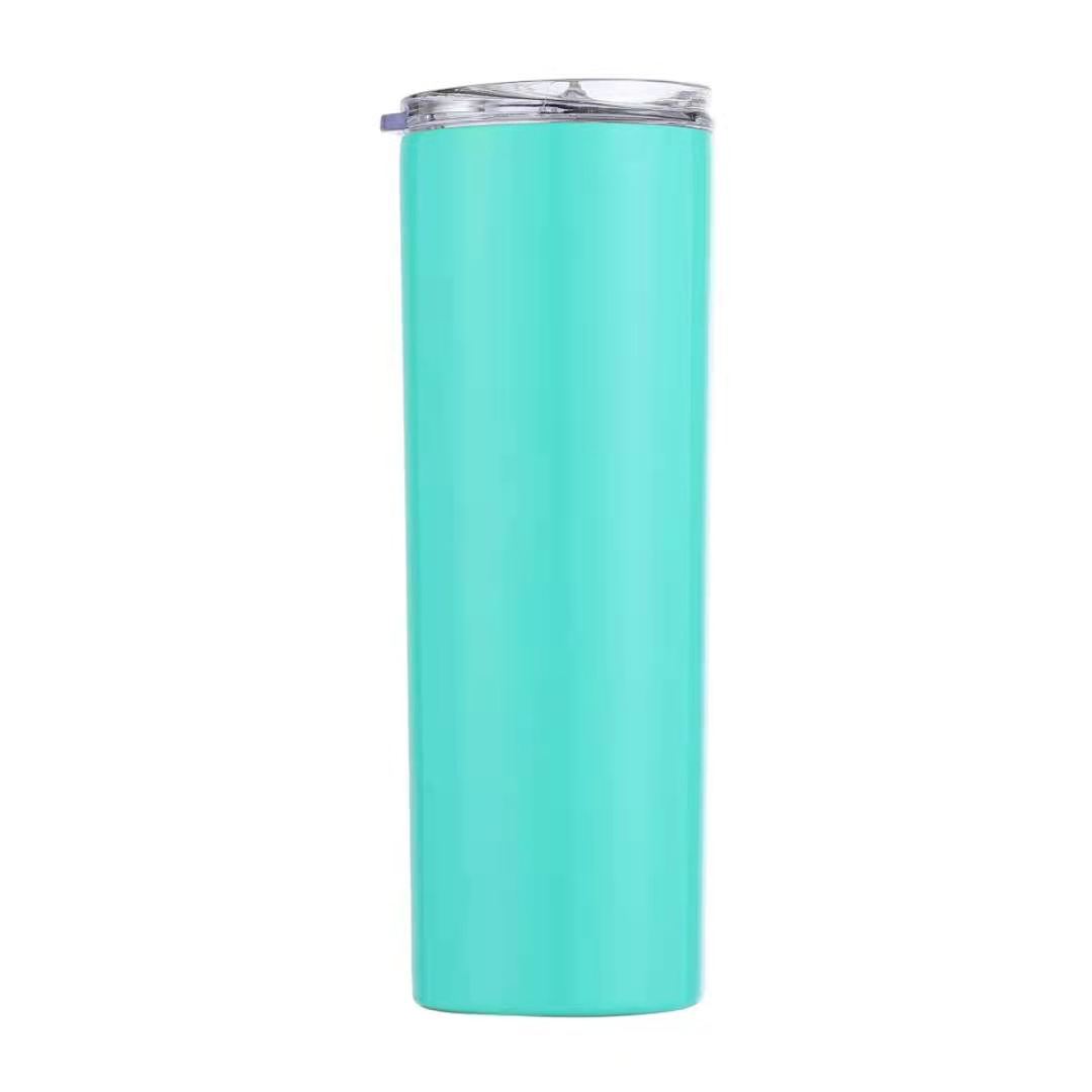 En stock 20oz taza recta 304 Acero inoxidable superficie brillante taza del coche taza de agua termo vacío taza
