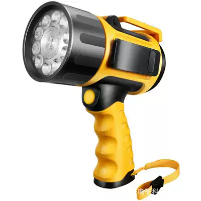 Amazon Q411 Gun-Style Flashlight for Export, High-Intensity Handheld Searchlight with Adjustable High and Low Beam, Focusing and Spreading Light (UV fənərlər)