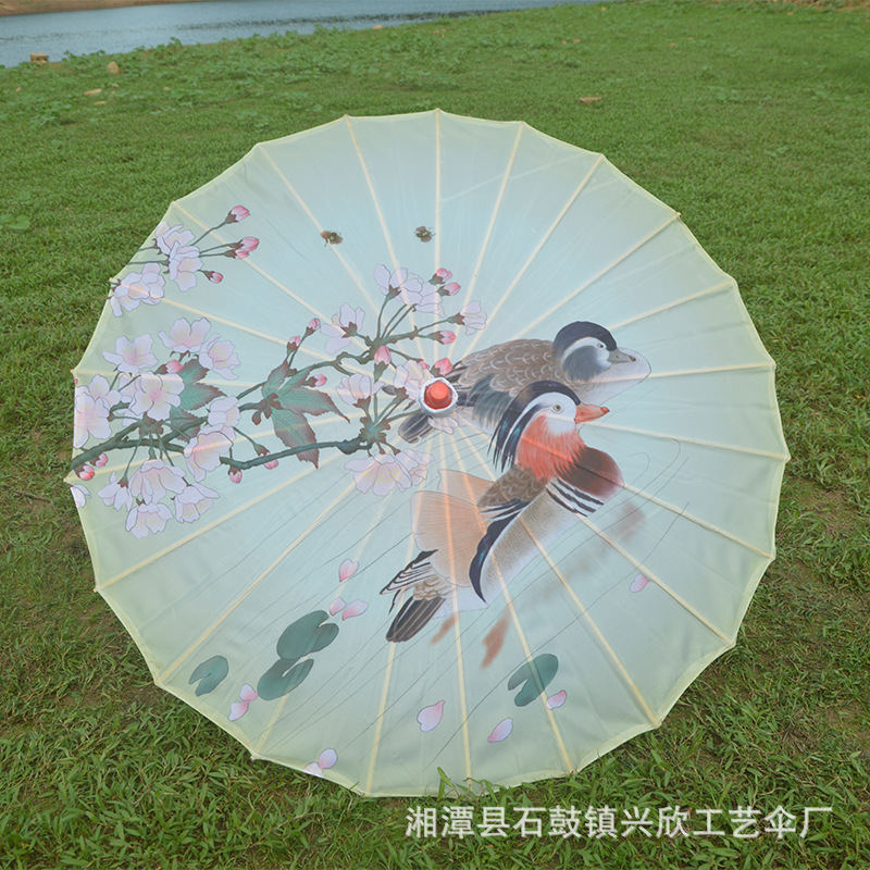 Paraguas de papel engrasado impermeable paraguas artesanal para niños paraguas decorativo antiguo accesorios de fotografía al aire libre impresión paraguas de baile al por mayor