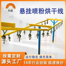懸掛式全自動噴漆輸送線全自動噴塗輸送線靜電噴塑噴塗流水懸鏈線