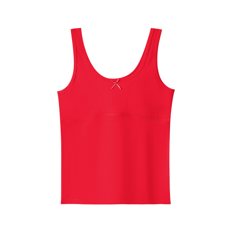Chalecos para niñas, ropa interior para niñas, período de desarrollo, niñas de primaria, ropa interior roja para el año de su nacimiento, estilo top corto lindo. image 6