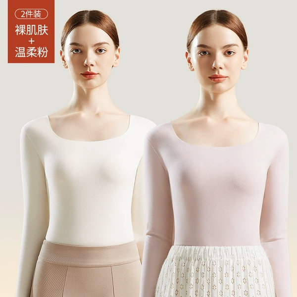 Naked skin+gentle powder-2 pieces of tops
