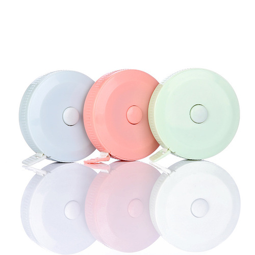 Cute clothing measuring tape, children's height measurement, portable mini plastic telescopic soft tape measure, 1.5 meters
