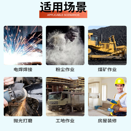 Dustproof and Industrial Dustproof 3200 Dust Mask Welding Polish Coal Decoration Dust Mouth and Nose Mask