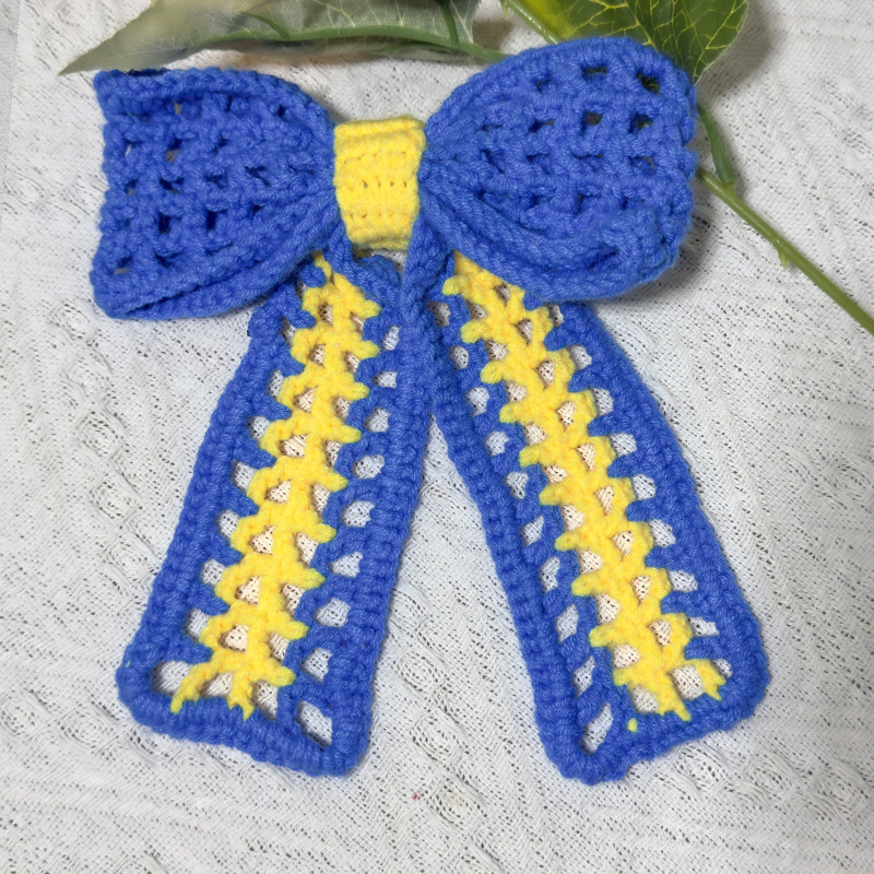 Electric Motorcycle Helmet Decoration Cute Bow Modified Woven Accessories