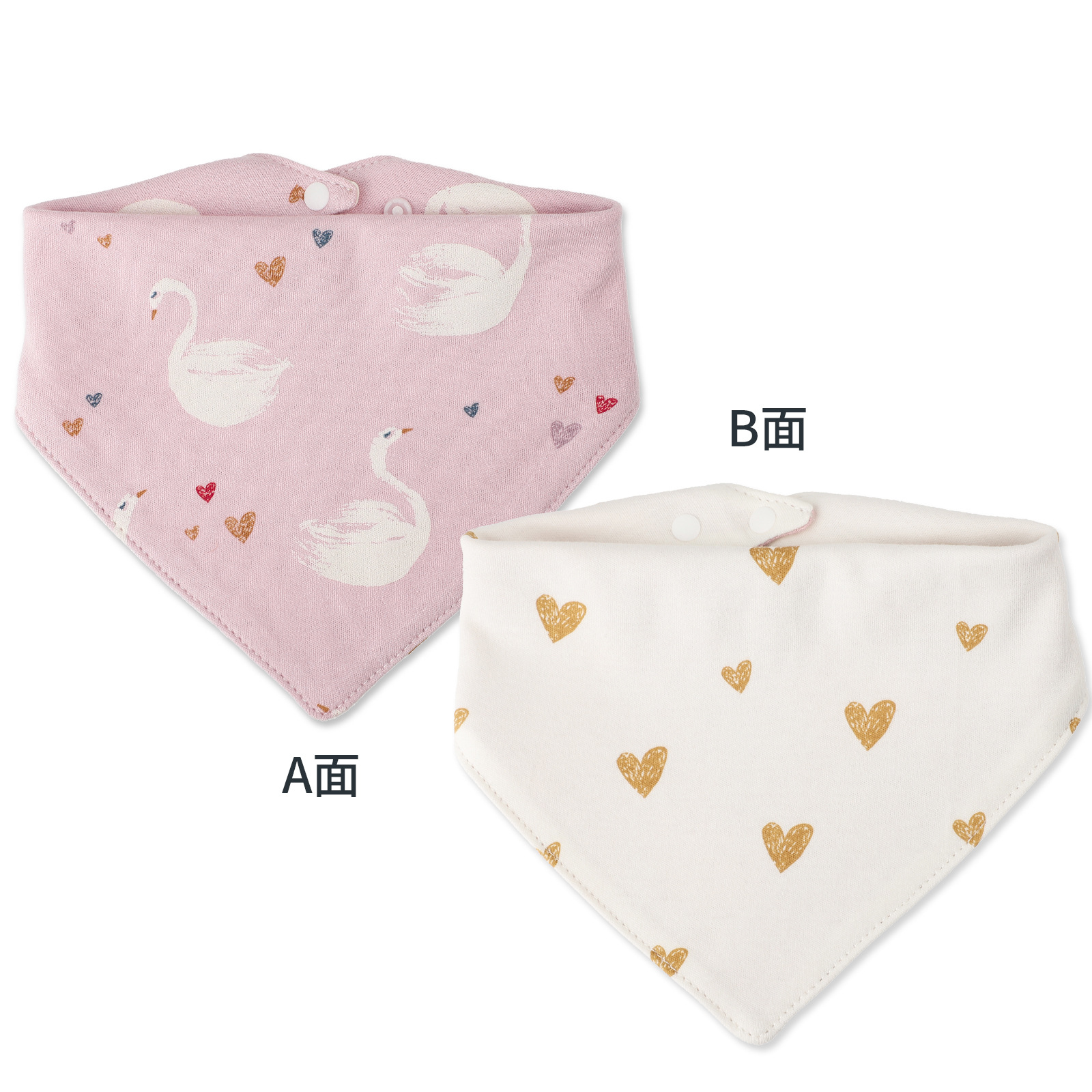 Yin Xiuli toalla de saliva de bebé de algodón con estampado de doble cara bufanda de saliva triangular para bebé bufanda babero babero transfronterizo