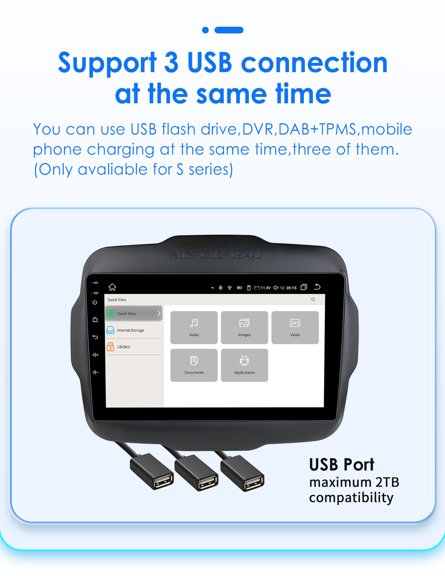 The Overseas Version Is Suitable for 16-20 Jeep Renegade Car Mp5 Player Reversing Image Navigator Gps