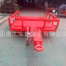 消防车用平板工具拖车 带爬梯 带固定架ATV全挂车