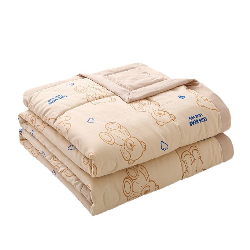 Nuevo algodón antibacteriano 7A fibra de soja lavable edredón de verano edredón de dibujos animados edredón de verano estudiantes edredón de aire acondicionado dormitorio