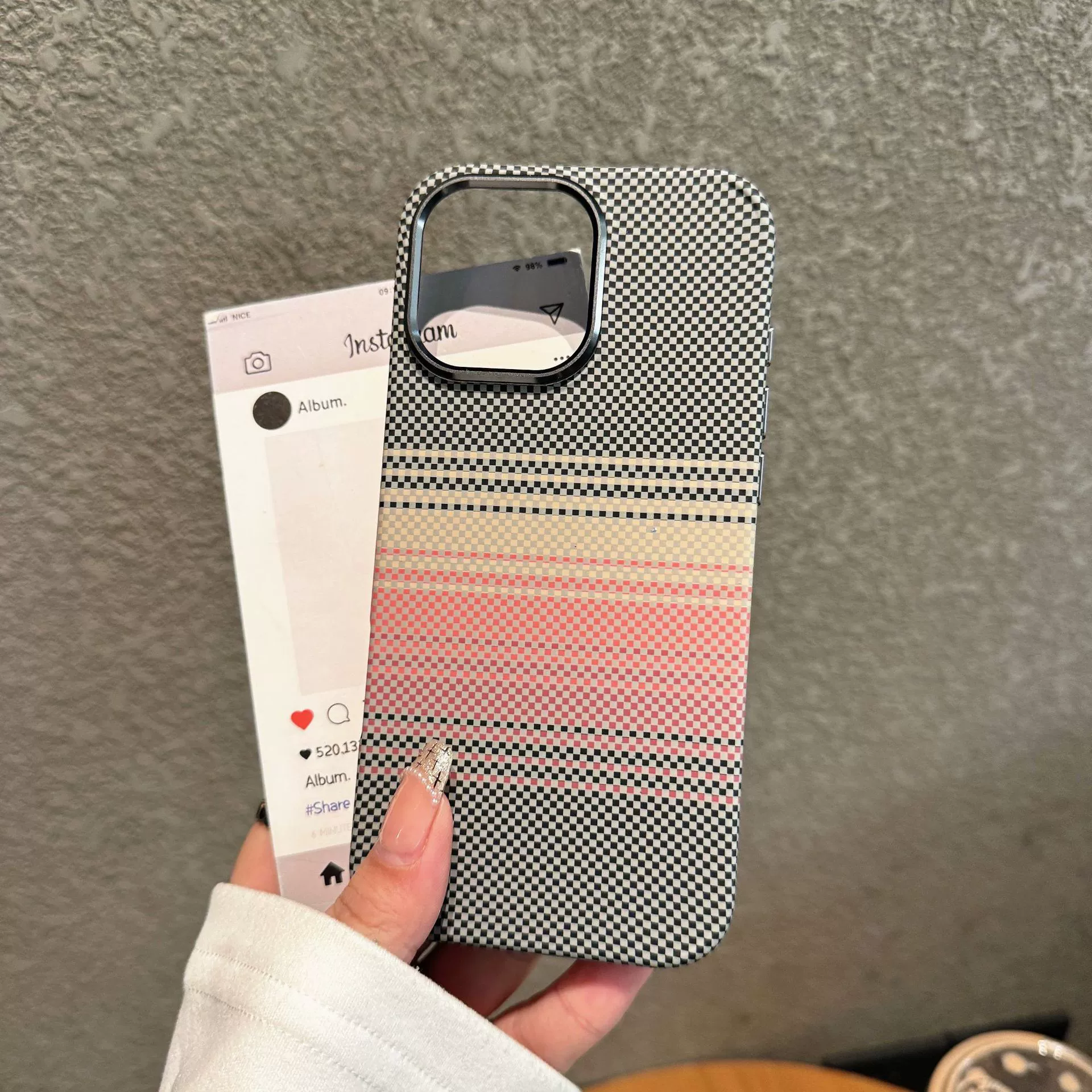 Чехол для телефона (совместимый с Apple) рисунок Cafera, ПК, магнитная опция, для iPhone 11–16