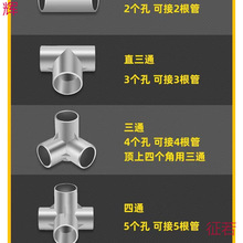 简易衣柜三通四通接头配件加厚塑料链接件布衣柜鞋架接口零件卡套