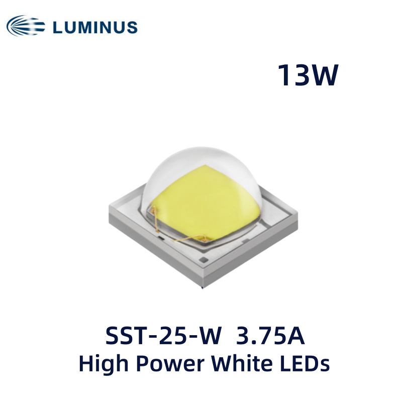 新品朗明纳斯Luminus3535球面灯珠 SST-25白光13W功率LED手电头灯
