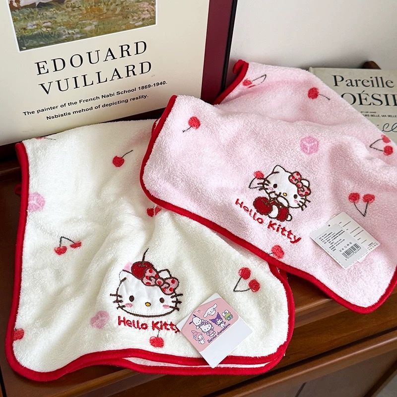 Cute Kt Cat Bath Towel, Hair Drying Cap, Three-Piece Gift Set, Birthday Gift for Girls, New Year Gift, Practical Souvenir Cute Kt Cat Bath Towel, Hair Drying Cap, Three-Piece Gift Set, Birthday Gift for Girls, New Year Gift, Practical Souvenir